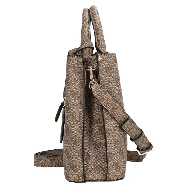 Guess Meridian II Girlfriend - Henkeltasche 30 cm (latte logo)
