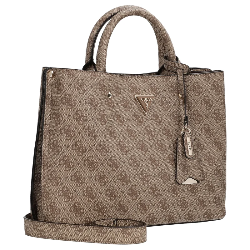 Guess Meridian II Girlfriend - Henkeltasche 30 cm (latte logo)