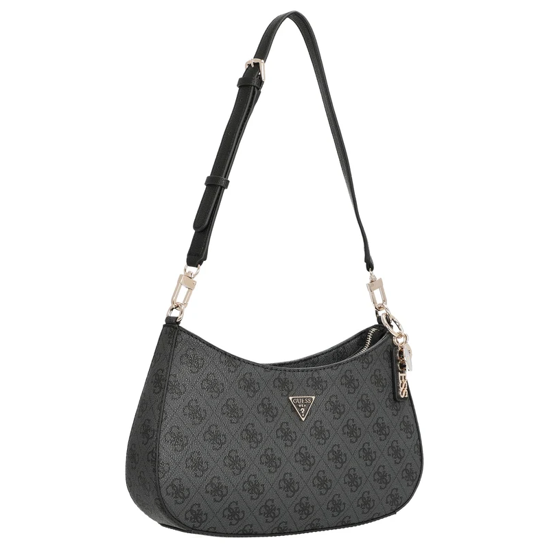 Guess Noelle II Top Zip - Schultertasche 28 cm (coal logo)