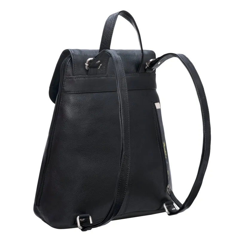 B-WARE "Victoria II" Lederrucksack Damen Vintage
