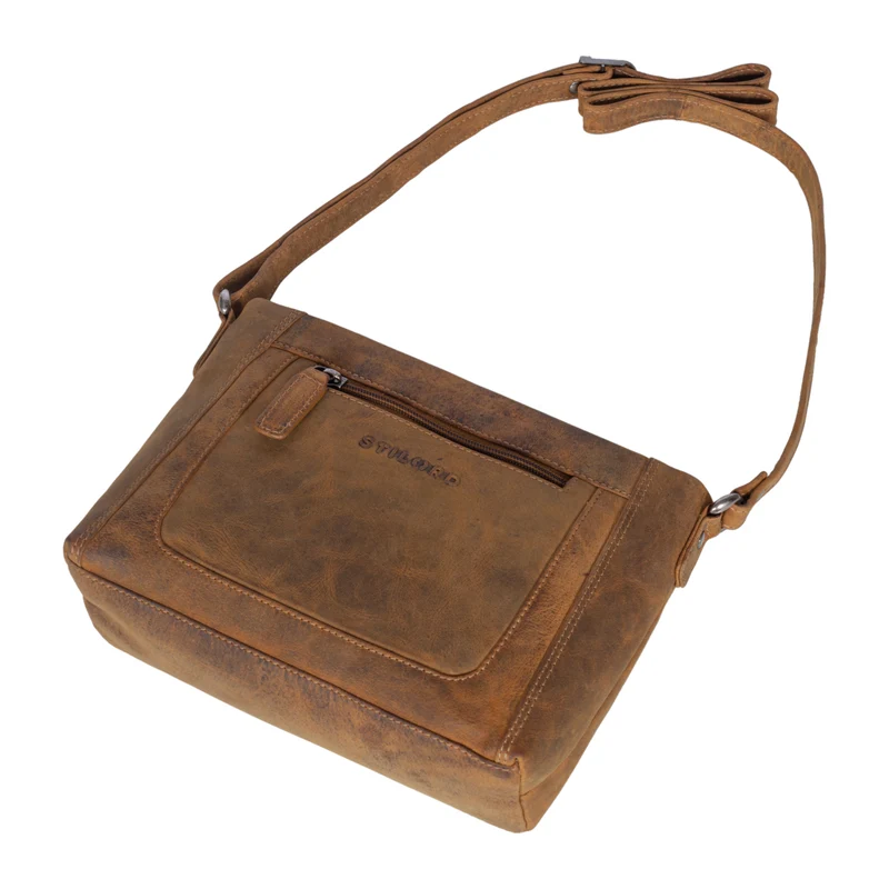 "Julina" Damen Handtasche zum Umhängen Echtleder mittelgroß