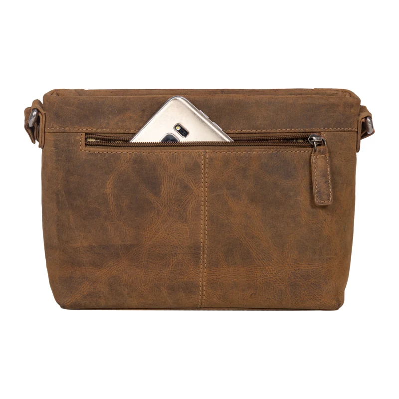 "Julina" Damen Handtasche zum Umhängen Echtleder mittelgroß