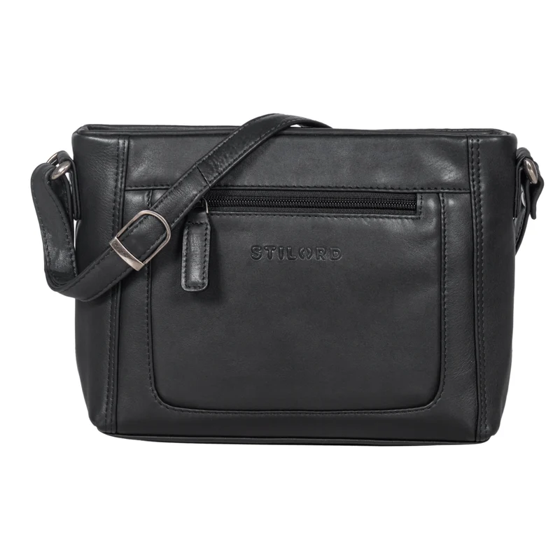 "Julina" Damen Handtasche zum Umhängen Echtleder mittelgroß