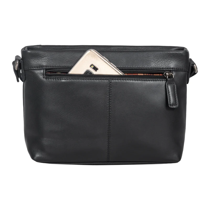 "Julina" Damen Handtasche zum Umhängen Echtleder mittelgroß