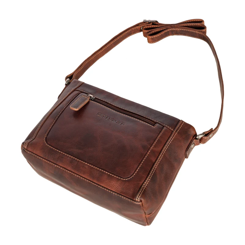 "Julina" Damen Handtasche zum Umhängen Echtleder mittelgroß