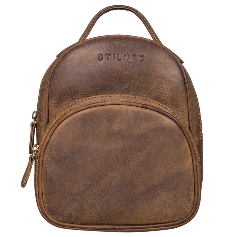 "Seda" Lederrucksack Damen klein