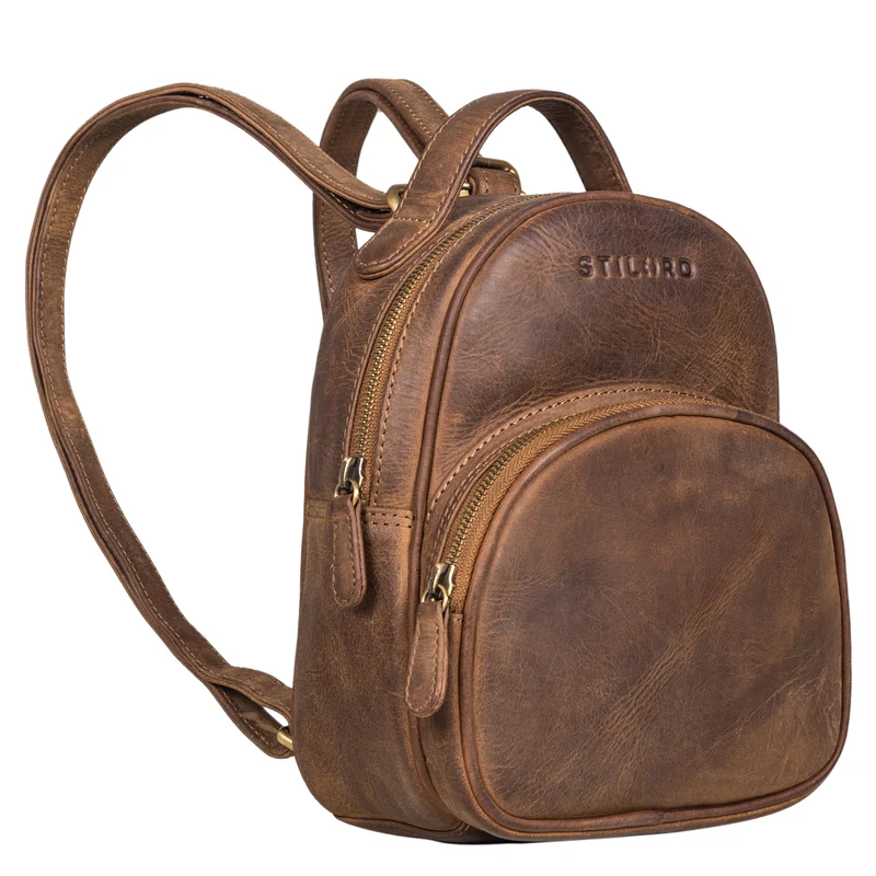 "Seda" Lederrucksack Damen klein