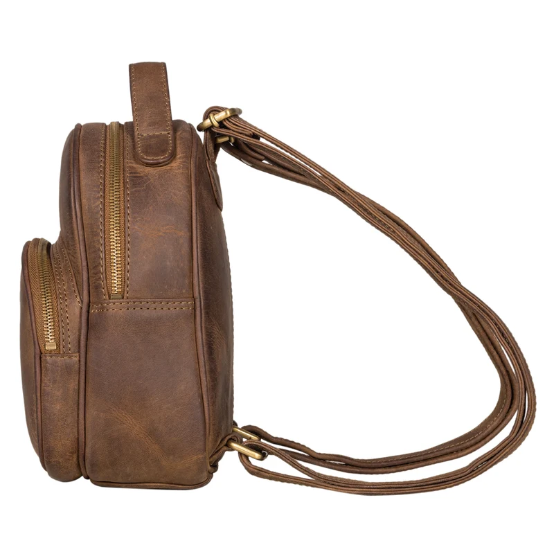 "Seda" Lederrucksack Damen klein