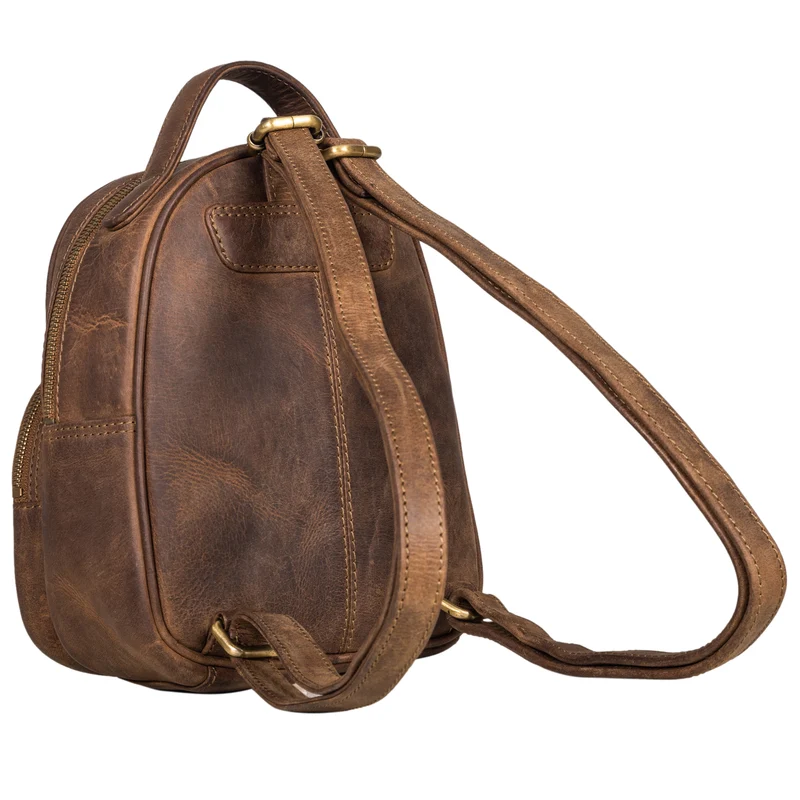 "Seda" Lederrucksack Damen klein