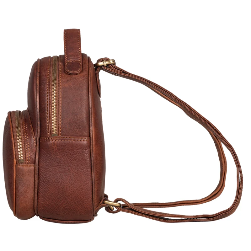 "Seda" Lederrucksack Damen klein