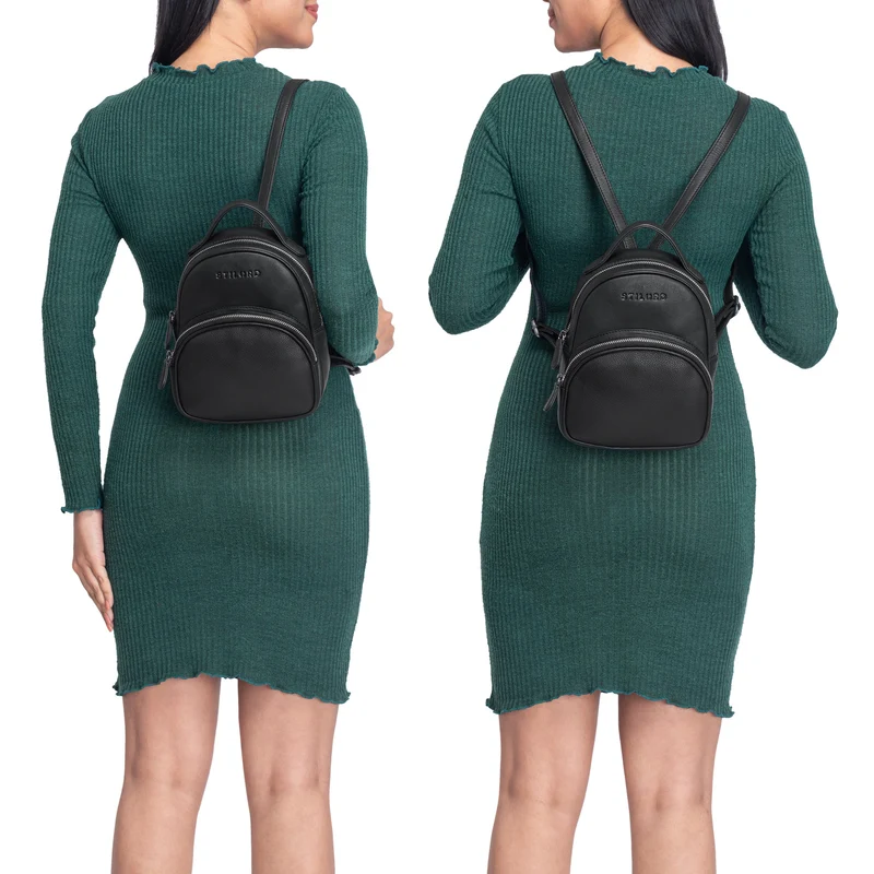 "Seda" Lederrucksack Damen klein