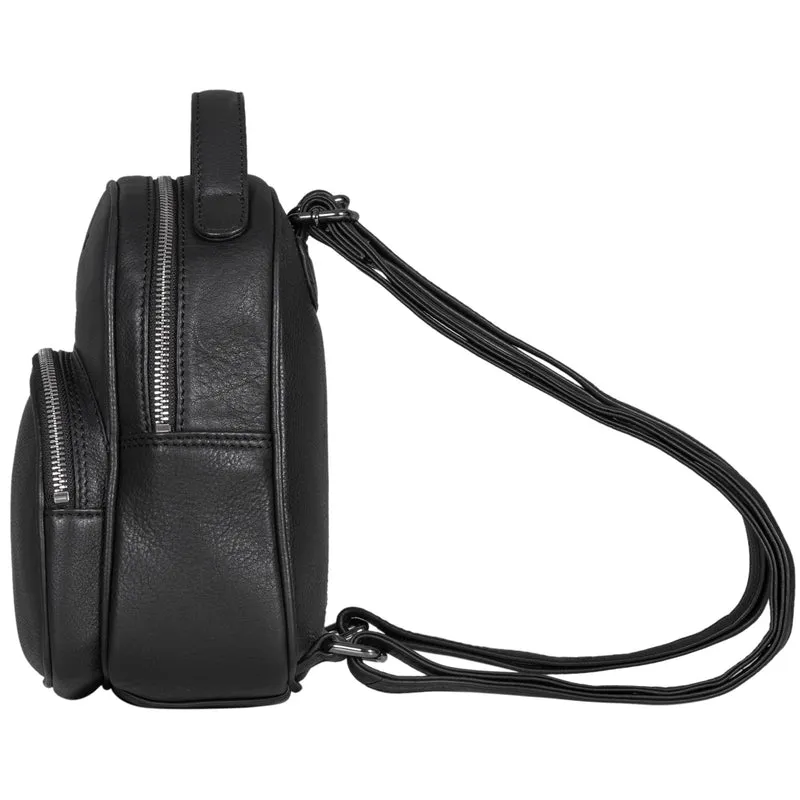 "Seda" Lederrucksack Damen klein