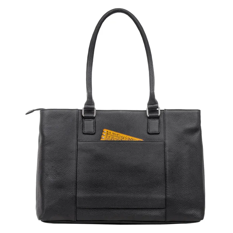 "Marika" Shopper Damen Groß Echtleder mit Laptopfach 15,6 Zoll