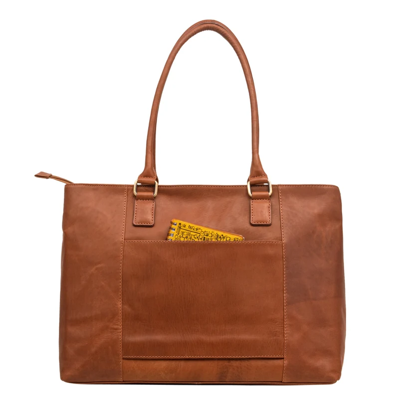 "Marika" Shopper Damen Groß Echtleder mit Laptopfach 15,6 Zoll