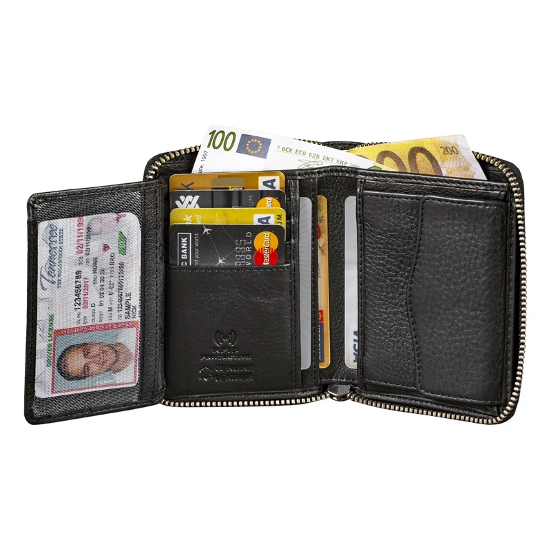 B-WARE "Giannis" Mini Leder Portemonnaie Herren RFID