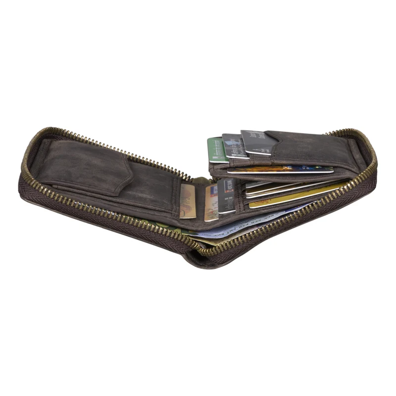 B-WARE "Giannis" Mini Leder Portemonnaie Herren RFID