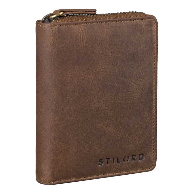 B-WARE "Giannis" Mini Leder Portemonnaie Herren RFID