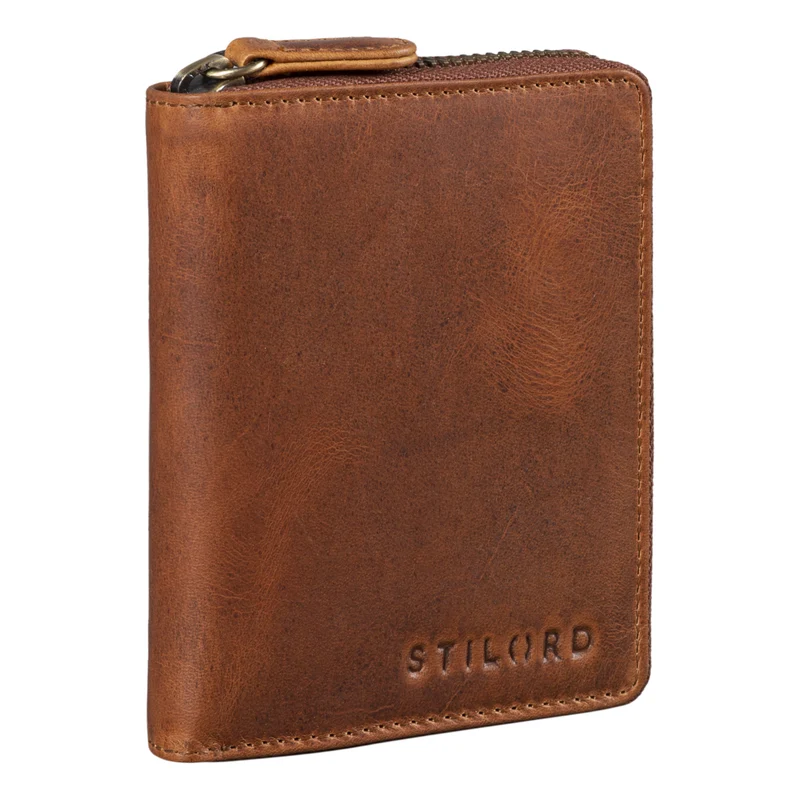 B-WARE "Giannis" Mini Leder Portemonnaie Herren RFID