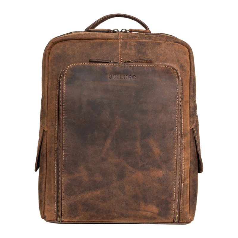 "Daniele" Business Rucksack Leder für 13 - 14 Zoll Laptop Herren Damen