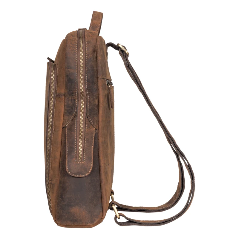 "Daniele" Business Rucksack Leder für 13 - 14 Zoll Laptop Herren Damen