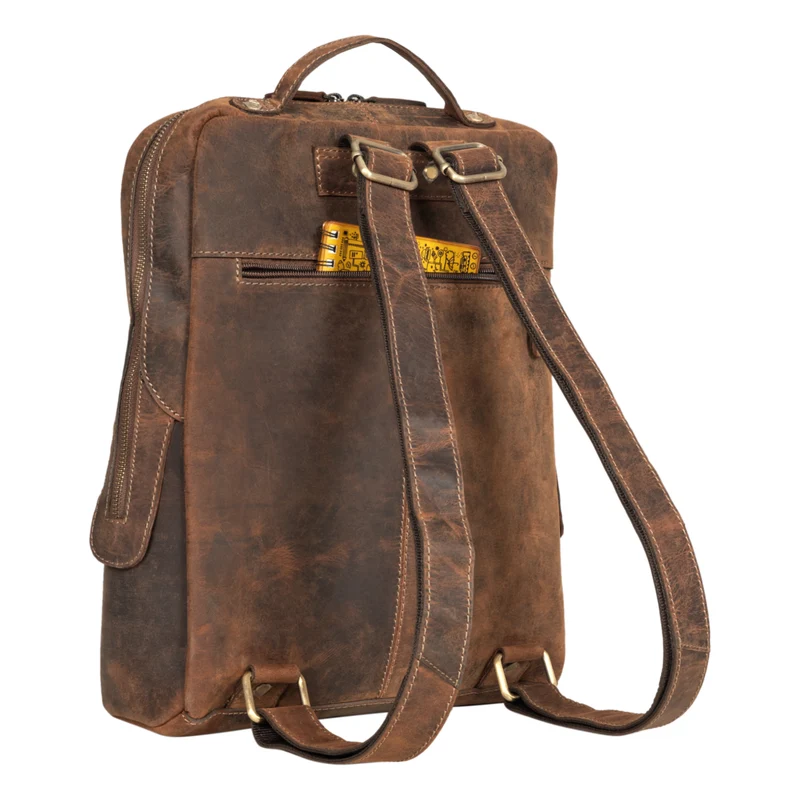 "Daniele" Business Rucksack Leder für 13 - 14 Zoll Laptop Herren Damen