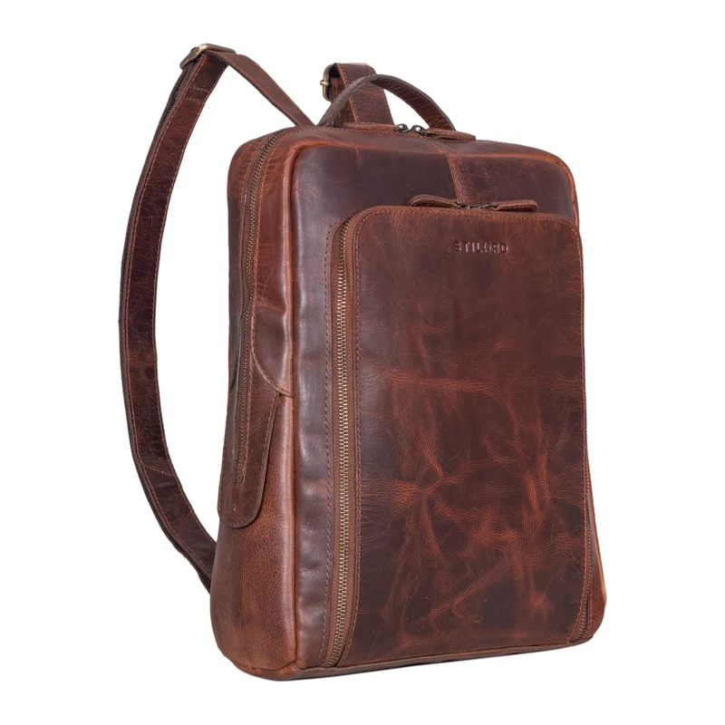 "Daniele" Business Rucksack Leder für 13 - 14 Zoll Laptop Herren Damen