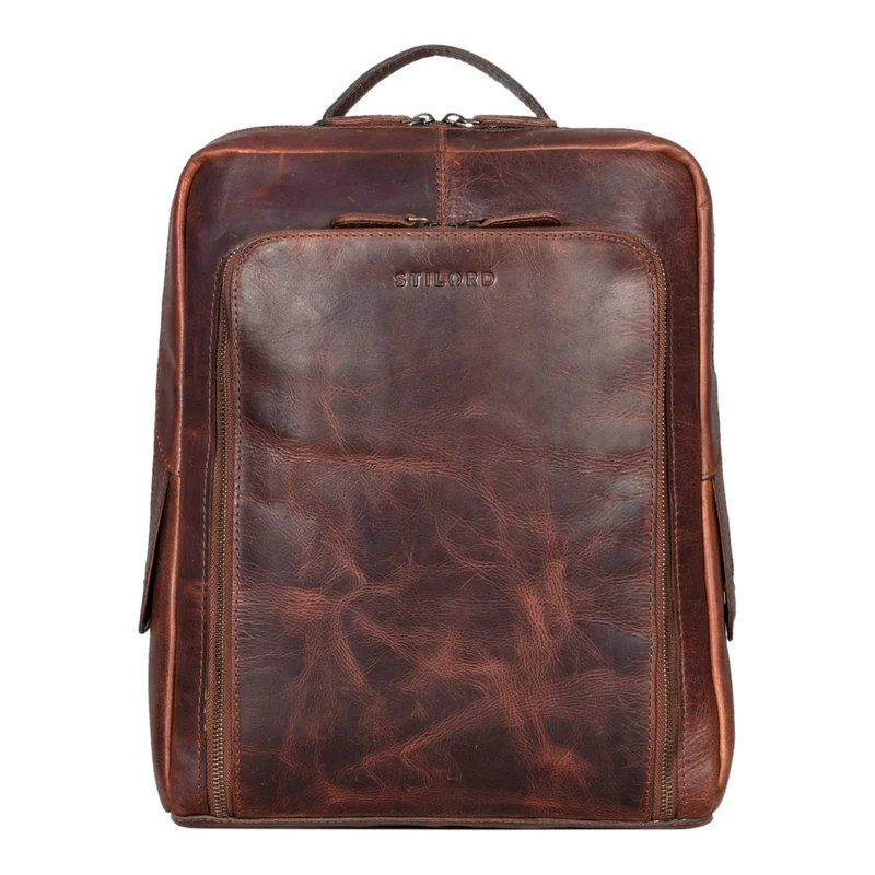 "Daniele" Business Rucksack Leder für 13 - 14 Zoll Laptop Herren Damen