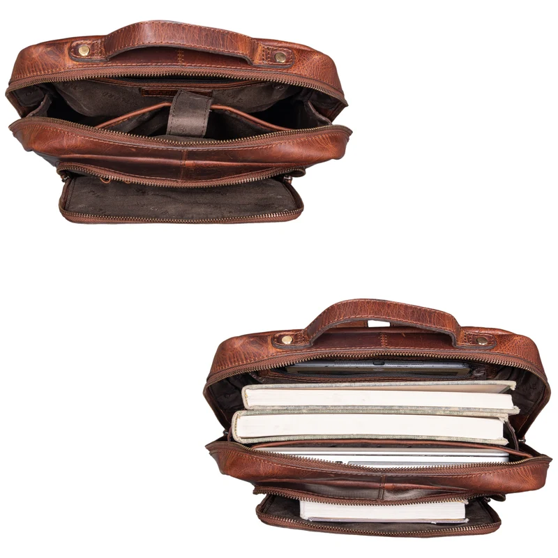 "Daniele" Business Rucksack Leder für 13 - 14 Zoll Laptop Herren Damen