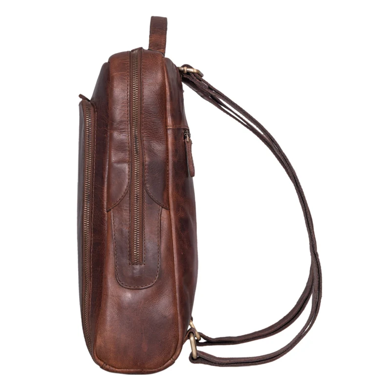"Daniele" Business Rucksack Leder für 13 - 14 Zoll Laptop Herren Damen