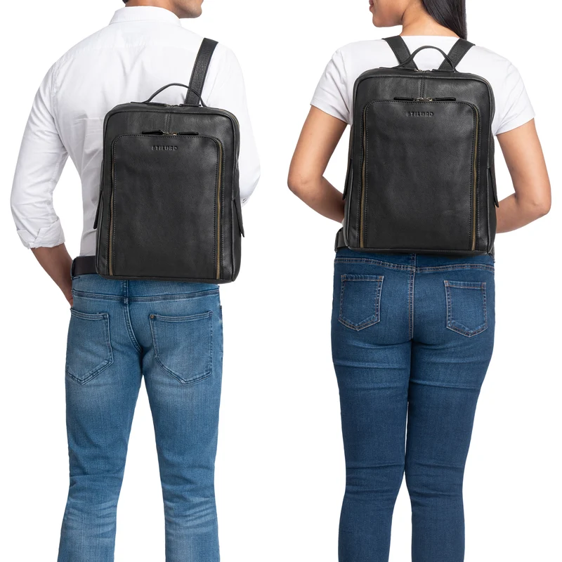 "Daniele" Business Rucksack Leder für 13 - 14 Zoll Laptop Herren Damen