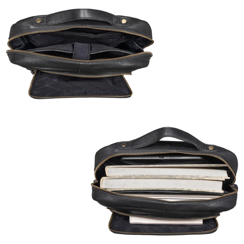 "Daniele" Business Rucksack Leder für 13 - 14 Zoll Laptop Herren Damen