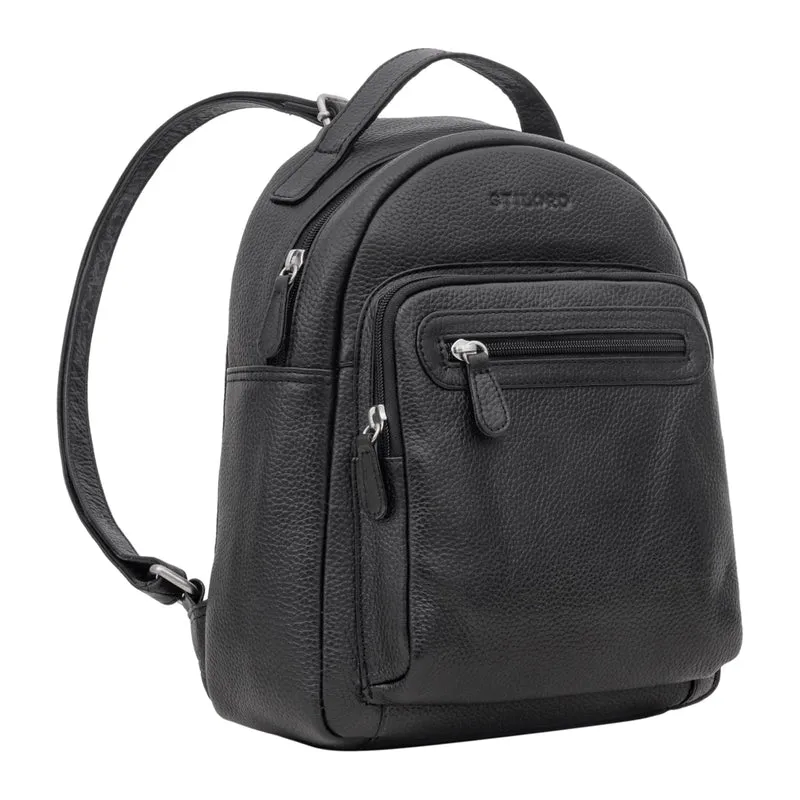 "Kima" Kleiner Rucksack Damen Vintage Leder