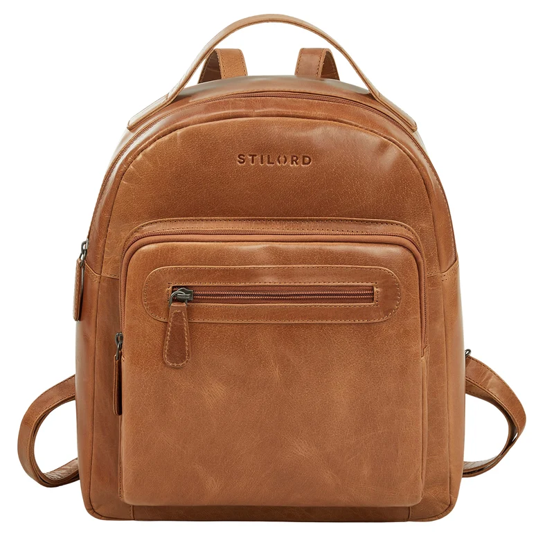 "Kima" Kleiner Rucksack Damen Vintage Leder