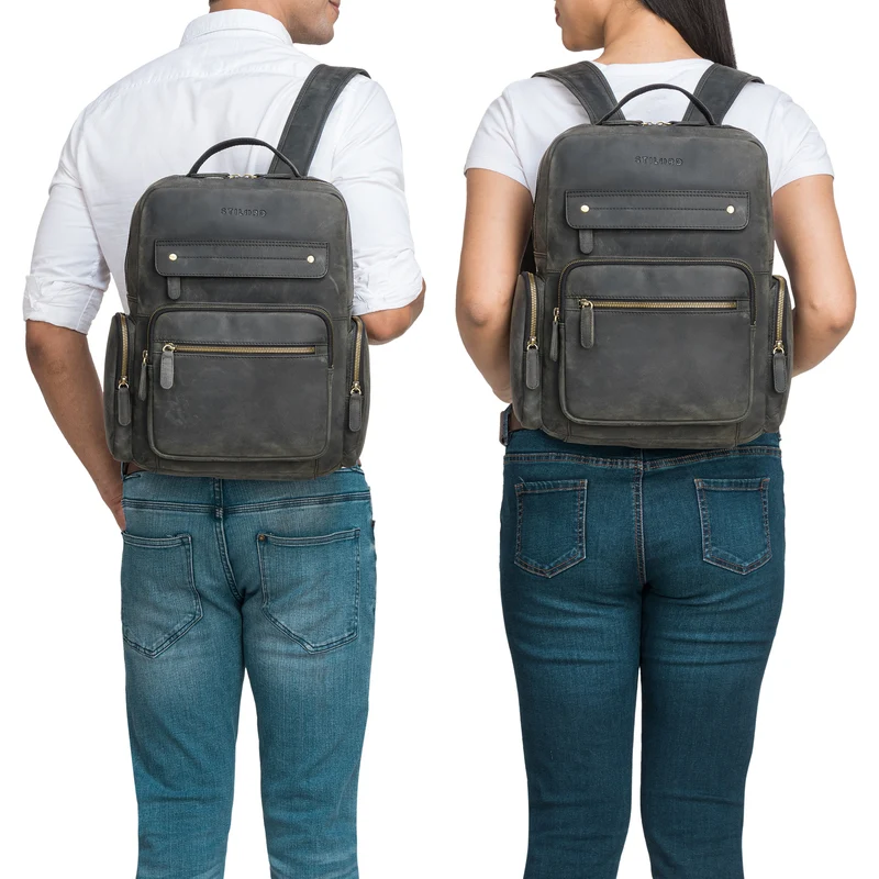 "Edison" Moderner Studenten-Rucksack mit Laptop-Fach 13,5 Zoll