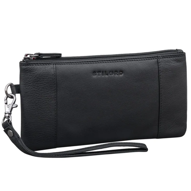 "Grecia" Clutch Leder Vintage RFID Schutz