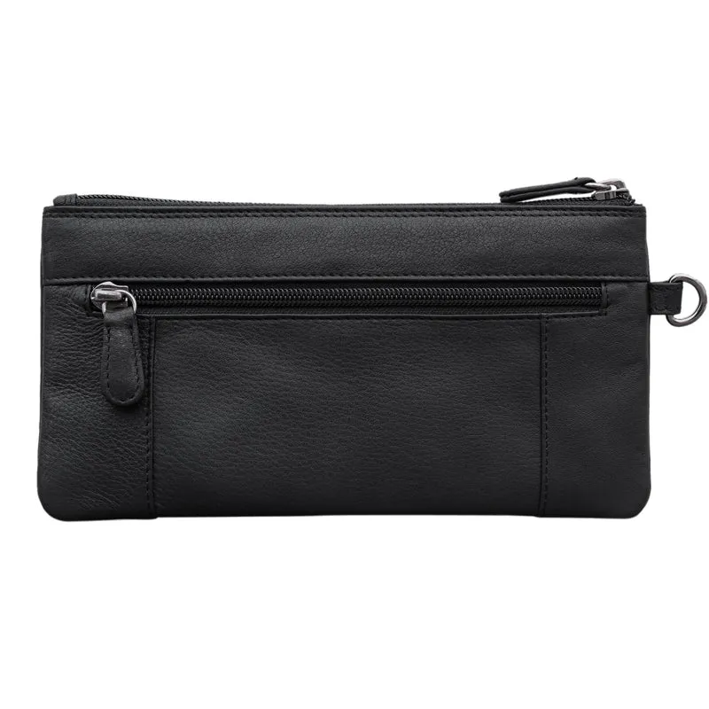 "Grecia" Clutch Leder Vintage RFID Schutz
