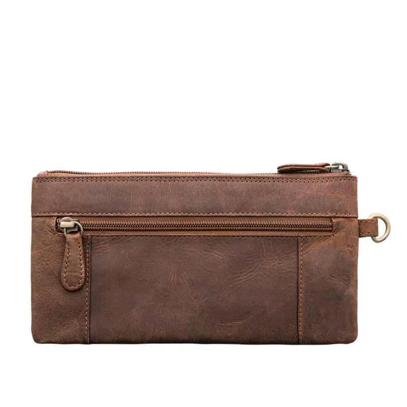 "Grecia" Clutch Leder Vintage RFID Schutz