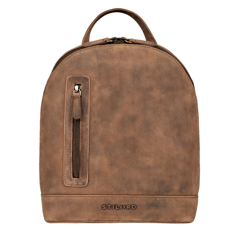 B-WARE "Reed" Lederrucksack Damen Klein