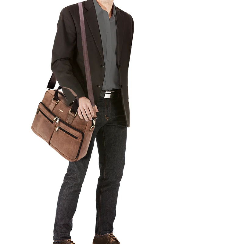 B-WARE "Vito" Vintage Businesstasche Leder Herren Damen