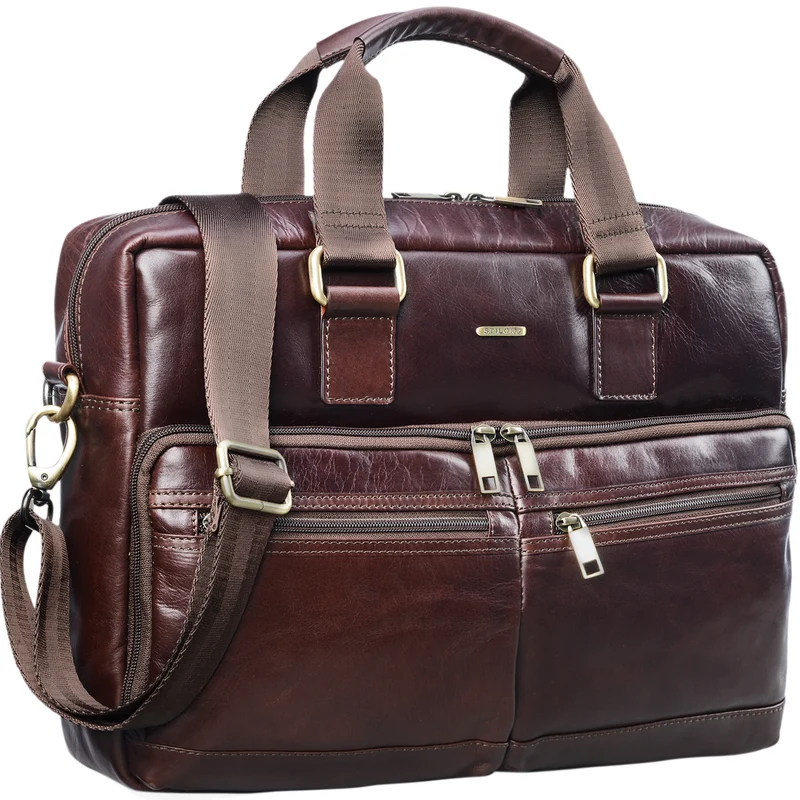 B-WARE "Vito" Vintage Businesstasche Leder Herren Damen