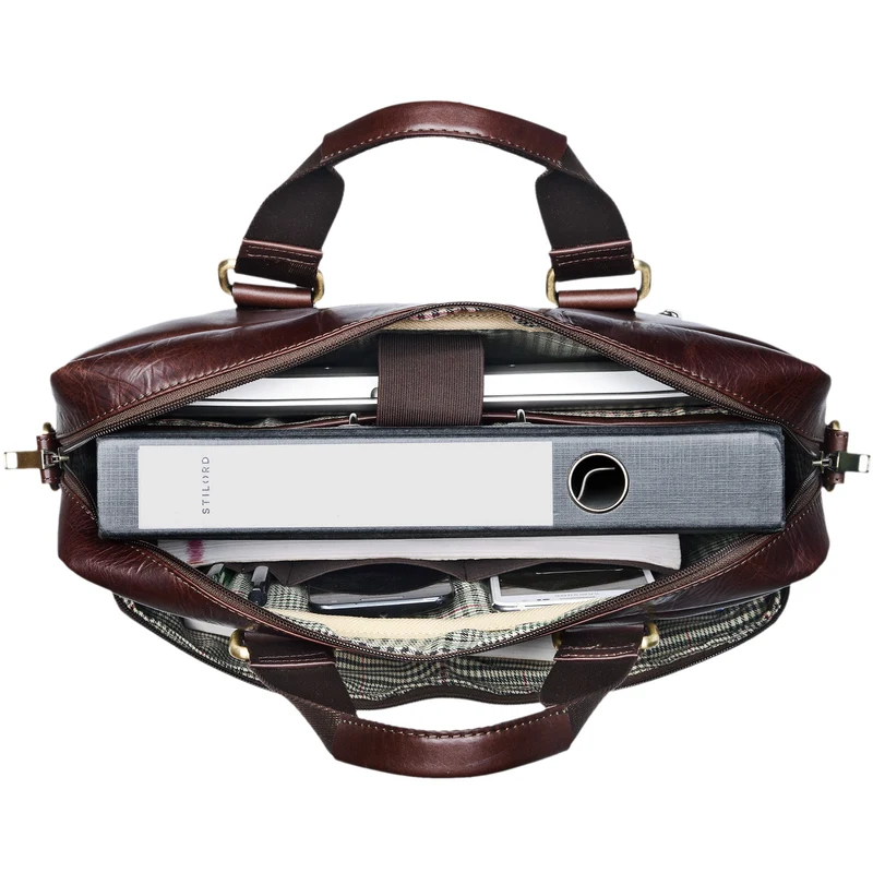 B-WARE "Vito" Vintage Businesstasche Leder Herren Damen