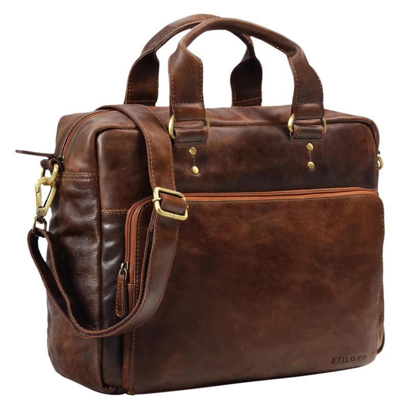 B-WARE "Jack" Ledertasche Aktentasche Herren
