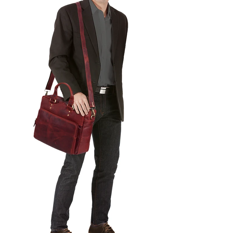 B-WARE "Jack" Ledertasche Aktentasche Herren