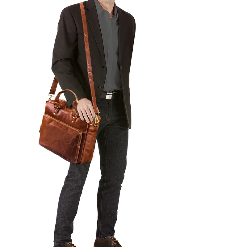 B-WARE "Jack" Ledertasche Aktentasche Herren