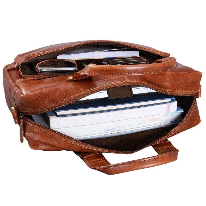 B-WARE "Jack" Ledertasche Aktentasche Herren