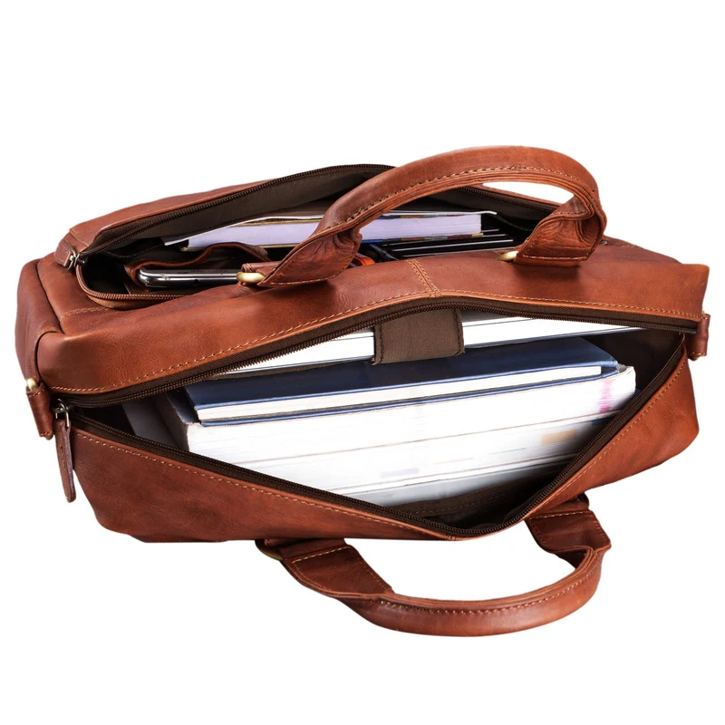 B-WARE "Jack" Ledertasche Aktentasche Herren