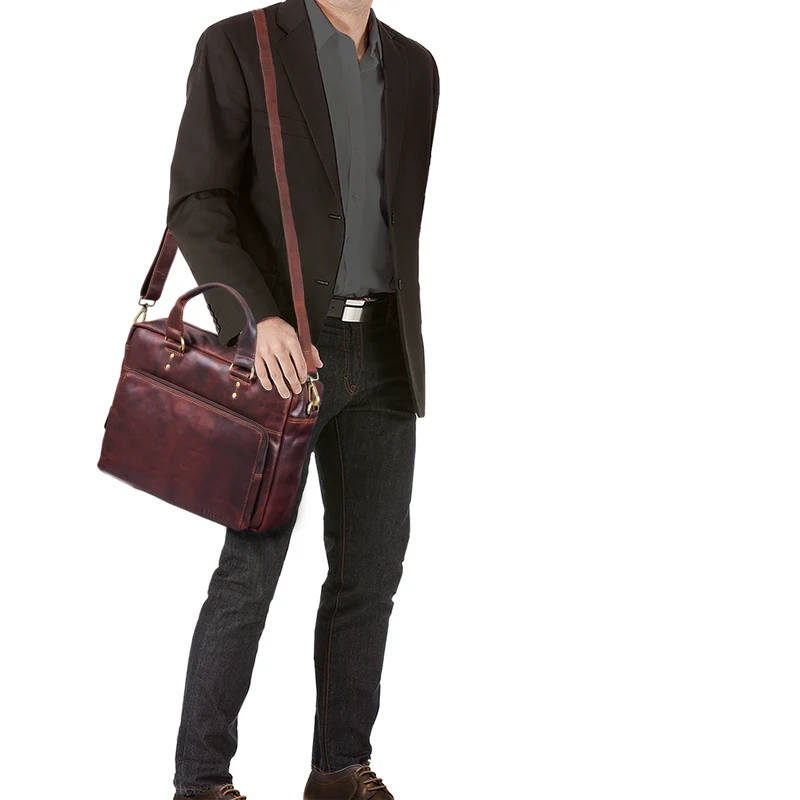 B-WARE "Jack" Ledertasche Aktentasche Herren