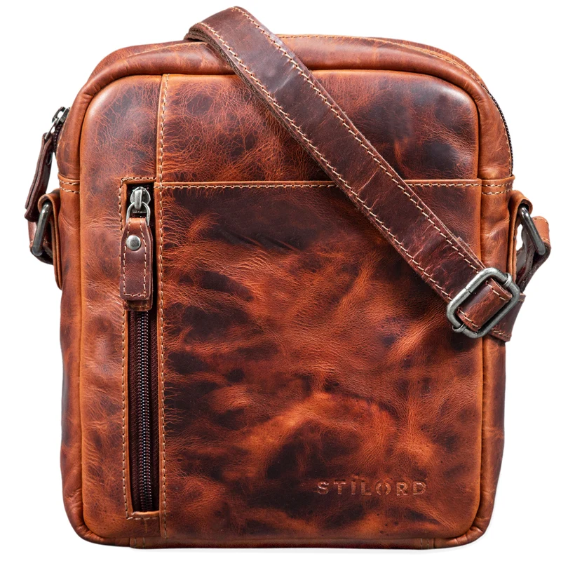 B-WARE "Quentin" kleine Ledertasche Herren