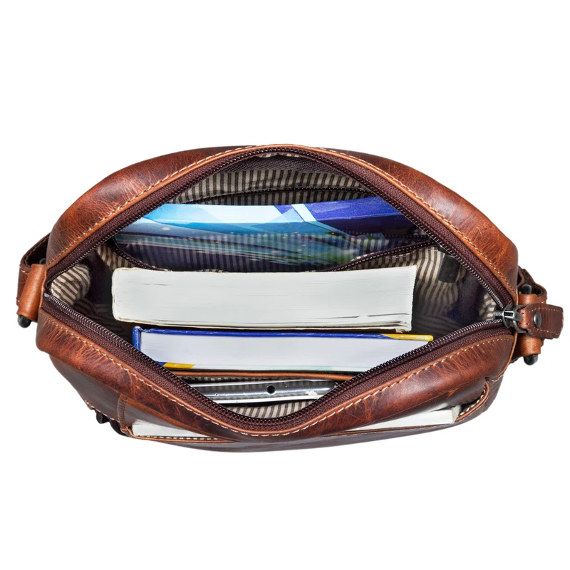 B-WARE "Quentin" kleine Ledertasche Herren