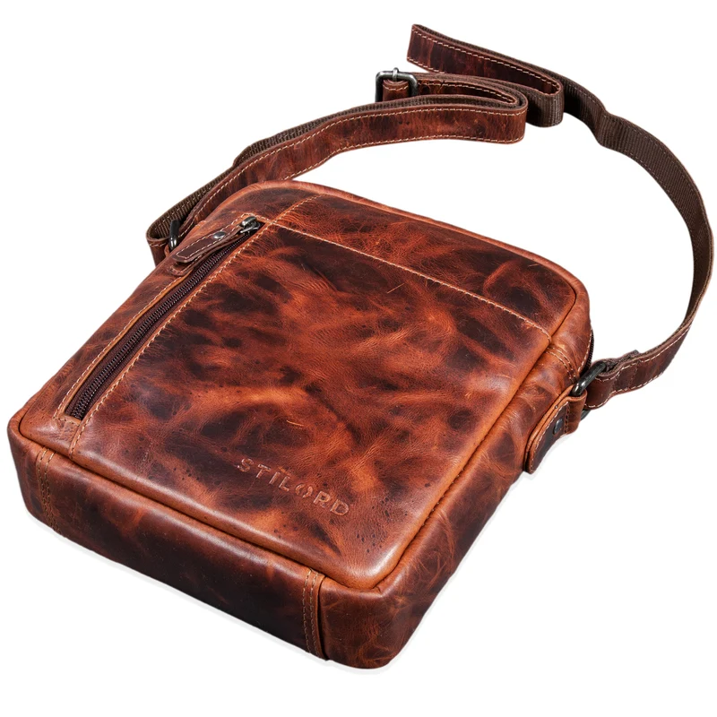 B-WARE "Quentin" kleine Ledertasche Herren